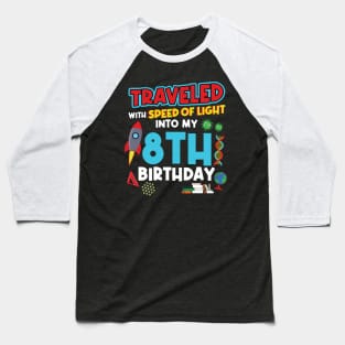 8. Birthday - Science Birthday Baseball T-Shirt